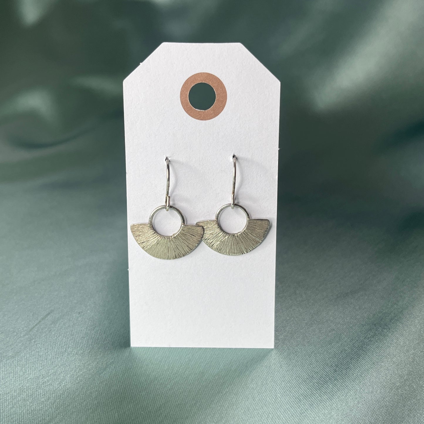 Silver Fan Earrings