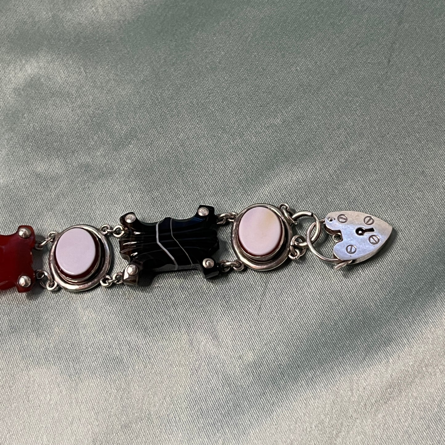 Silver Scottish Pebble Bracelet