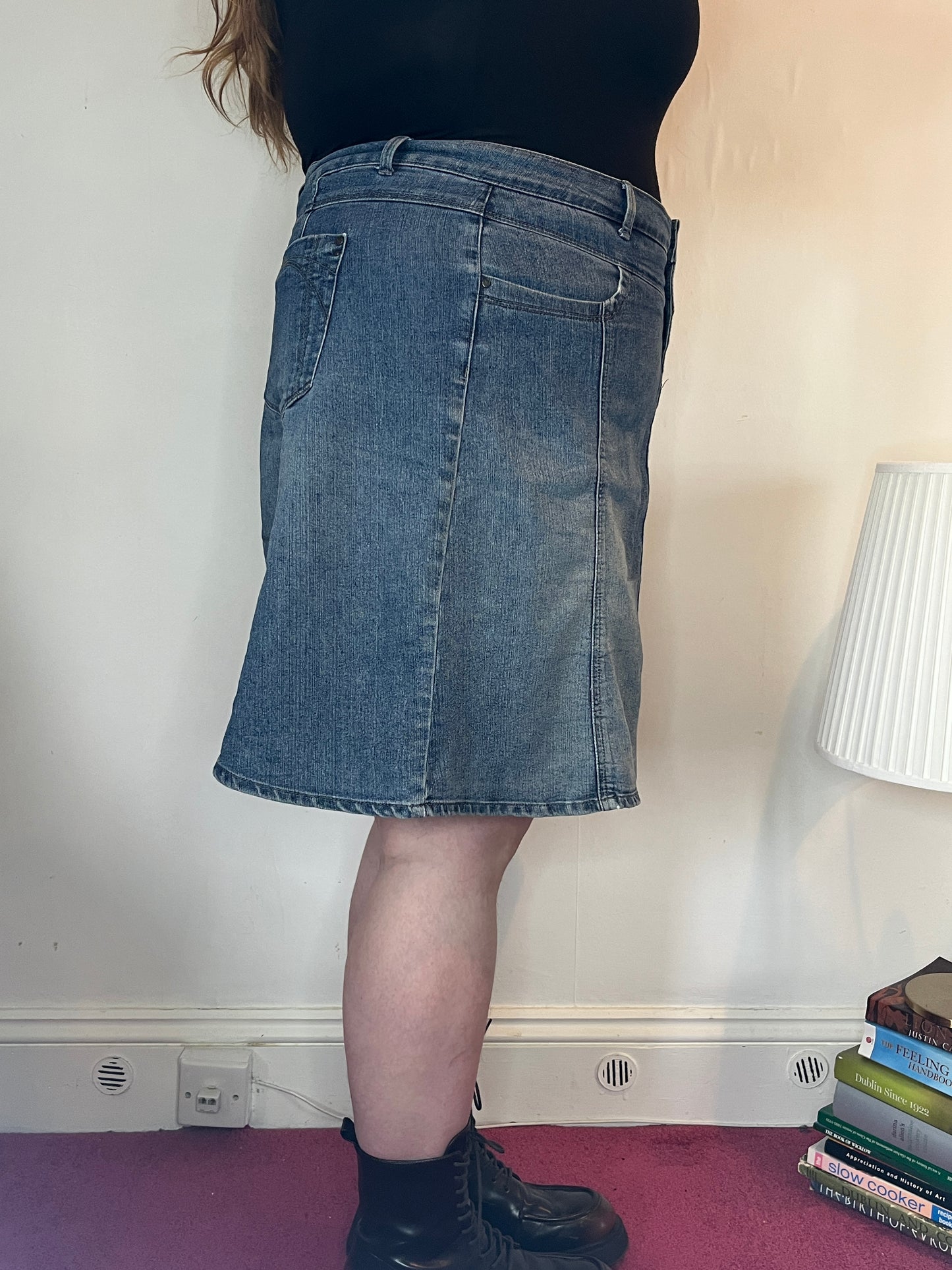 Y2K A-Line Skirt - UK 22