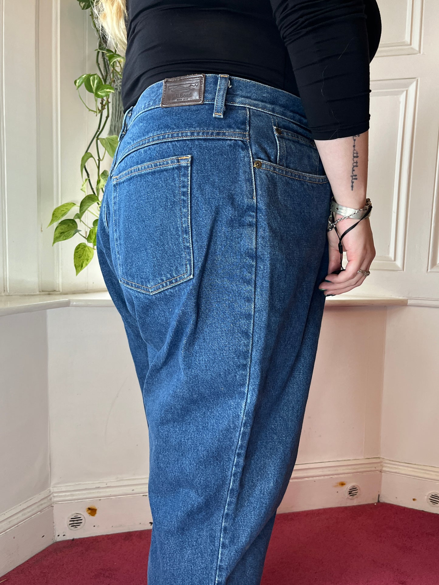 Vintage L.L Bean High Waisted Trousers - UK 20