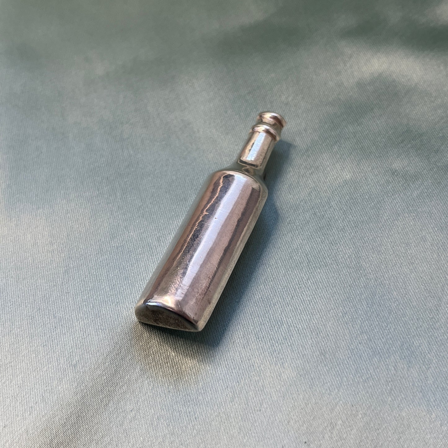 Silver Bottle/Vase Brooch