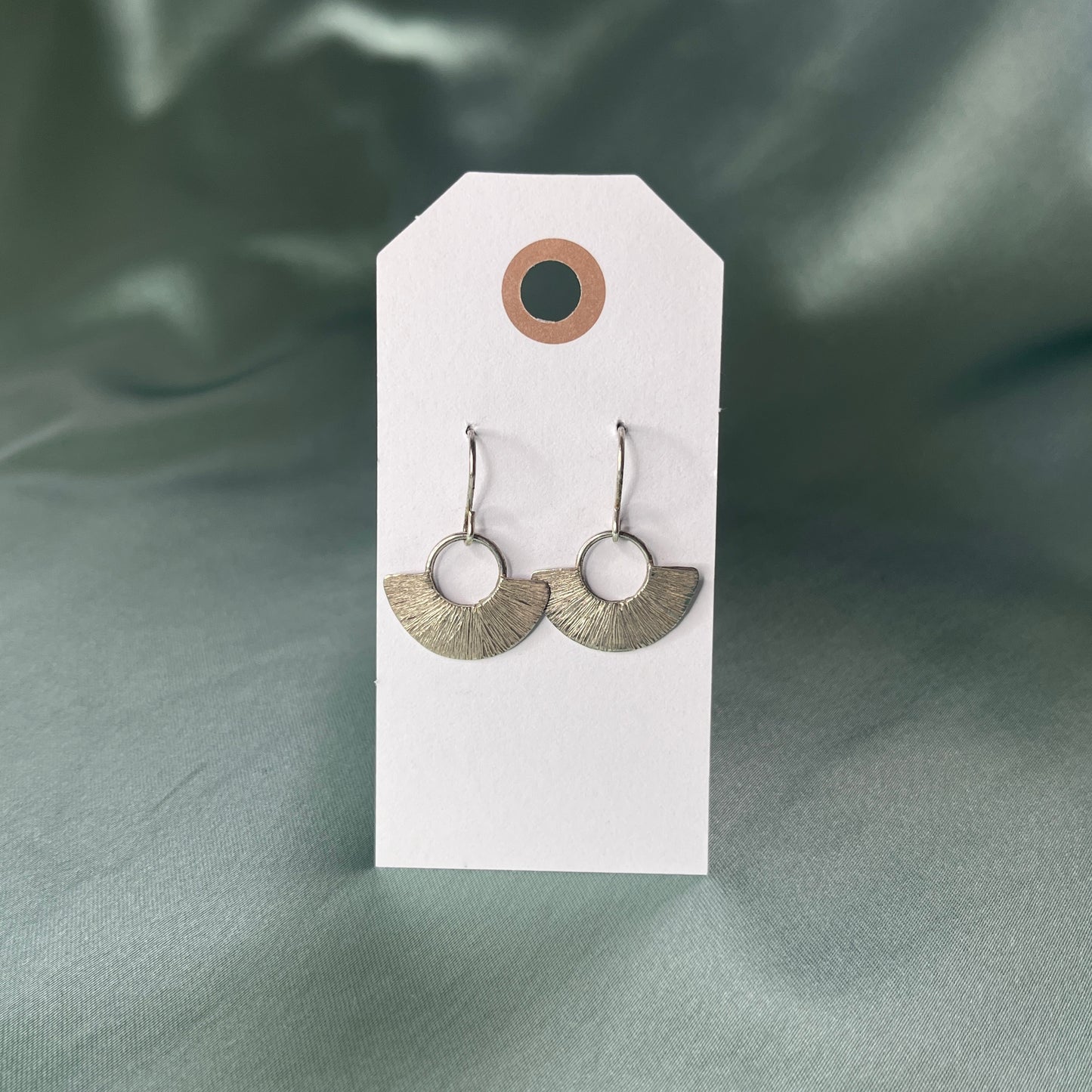 Silver Fan Earrings