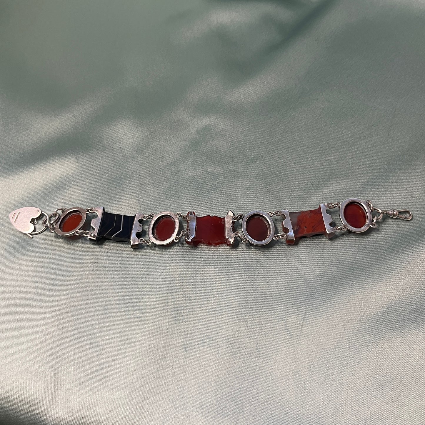 Silver Scottish Pebble Bracelet