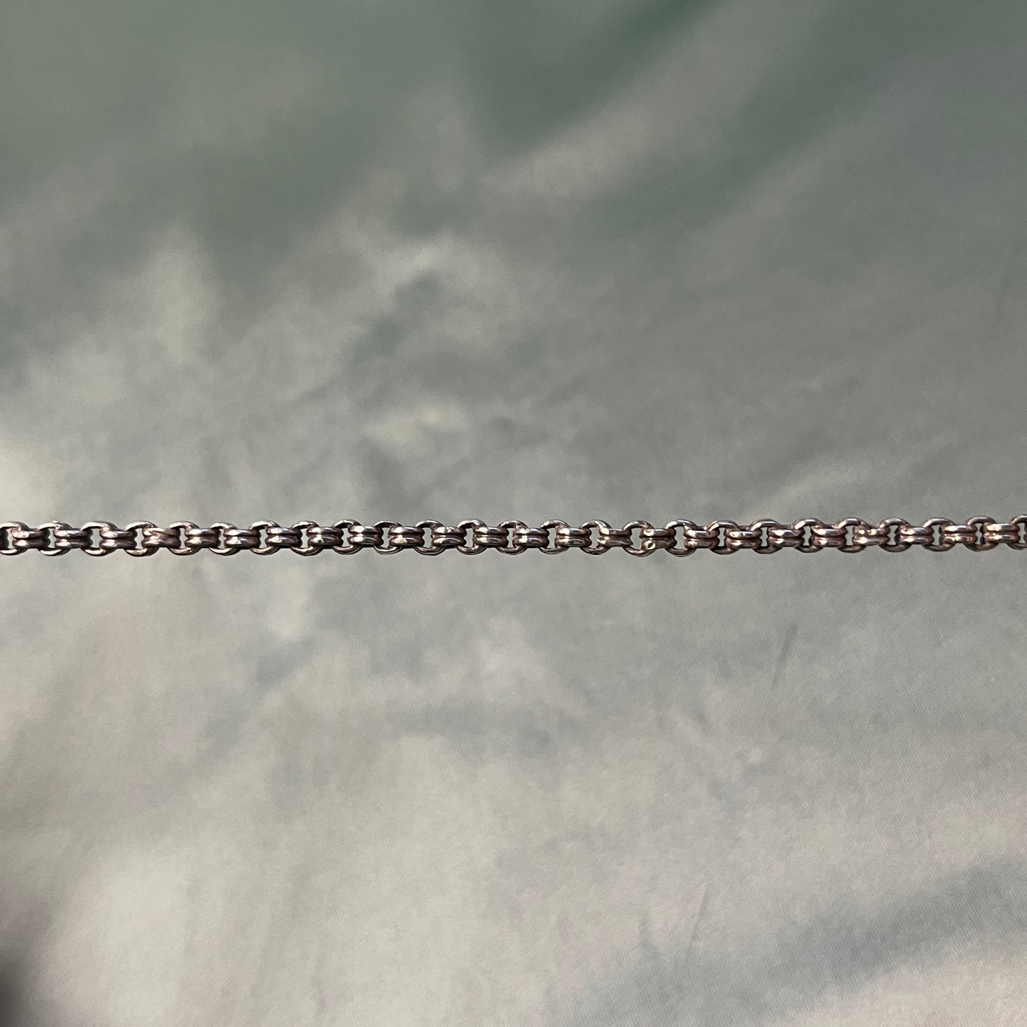 Silver Cable Chain Double Wrap Bracelet