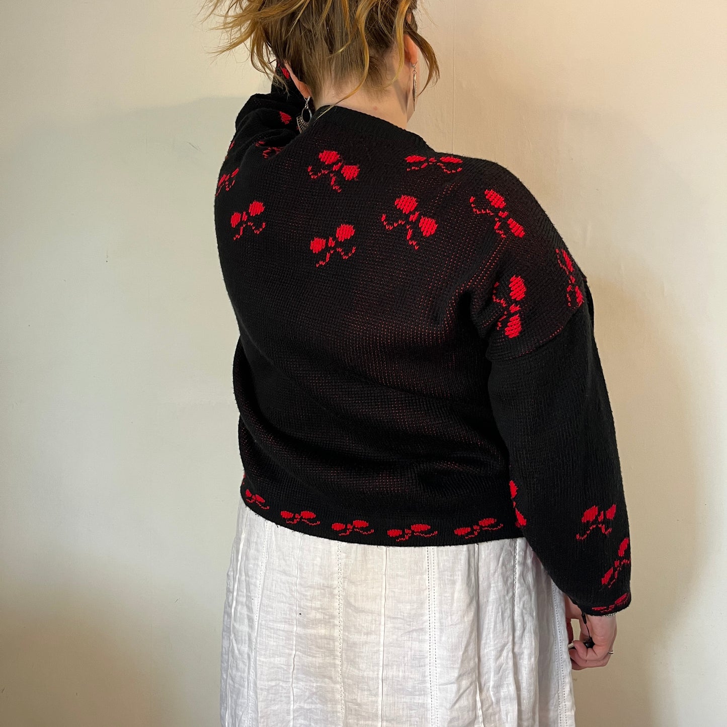 Vintage Novelty Knit Cardigan – UK 22