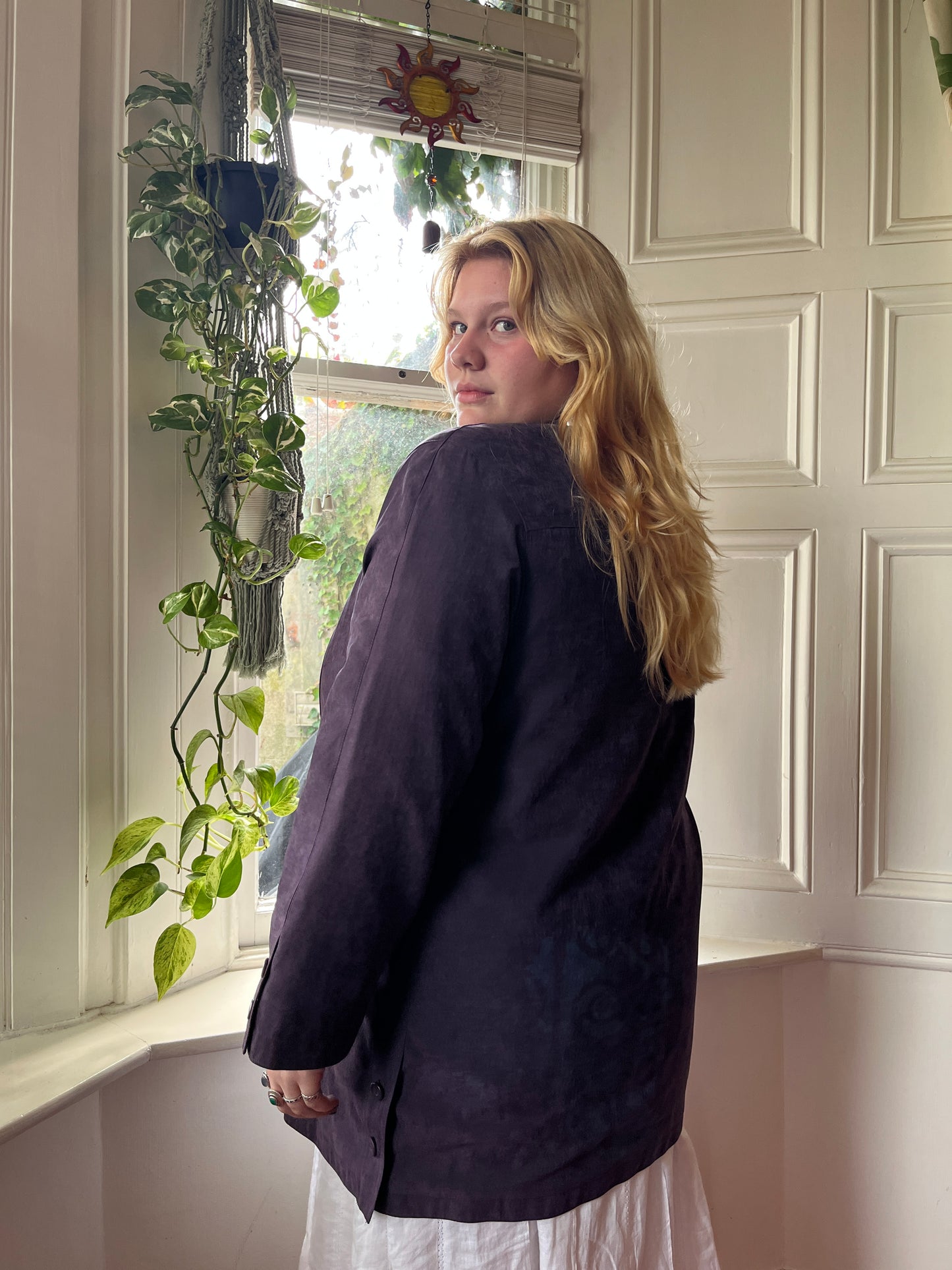 Vintage Plum Jacket - UK 18