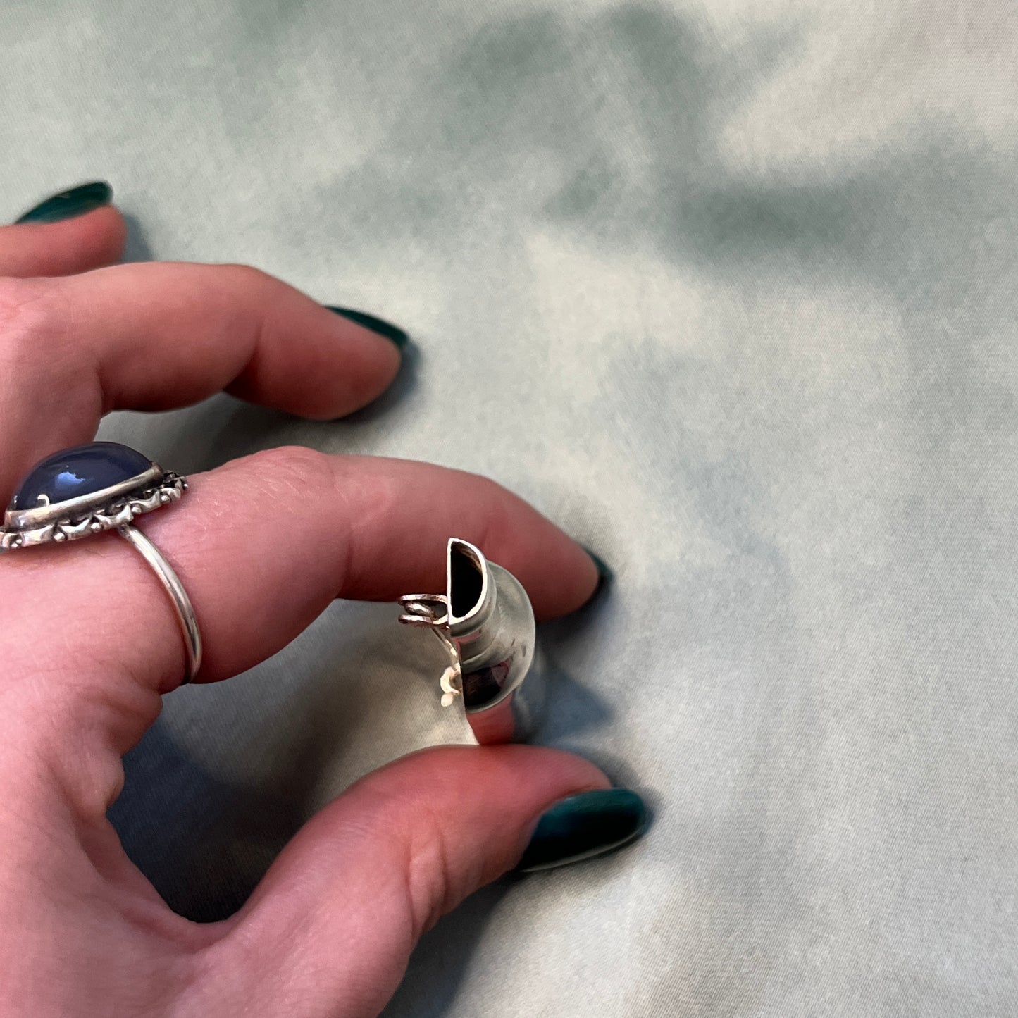 Silver Bottle/Vase Brooch