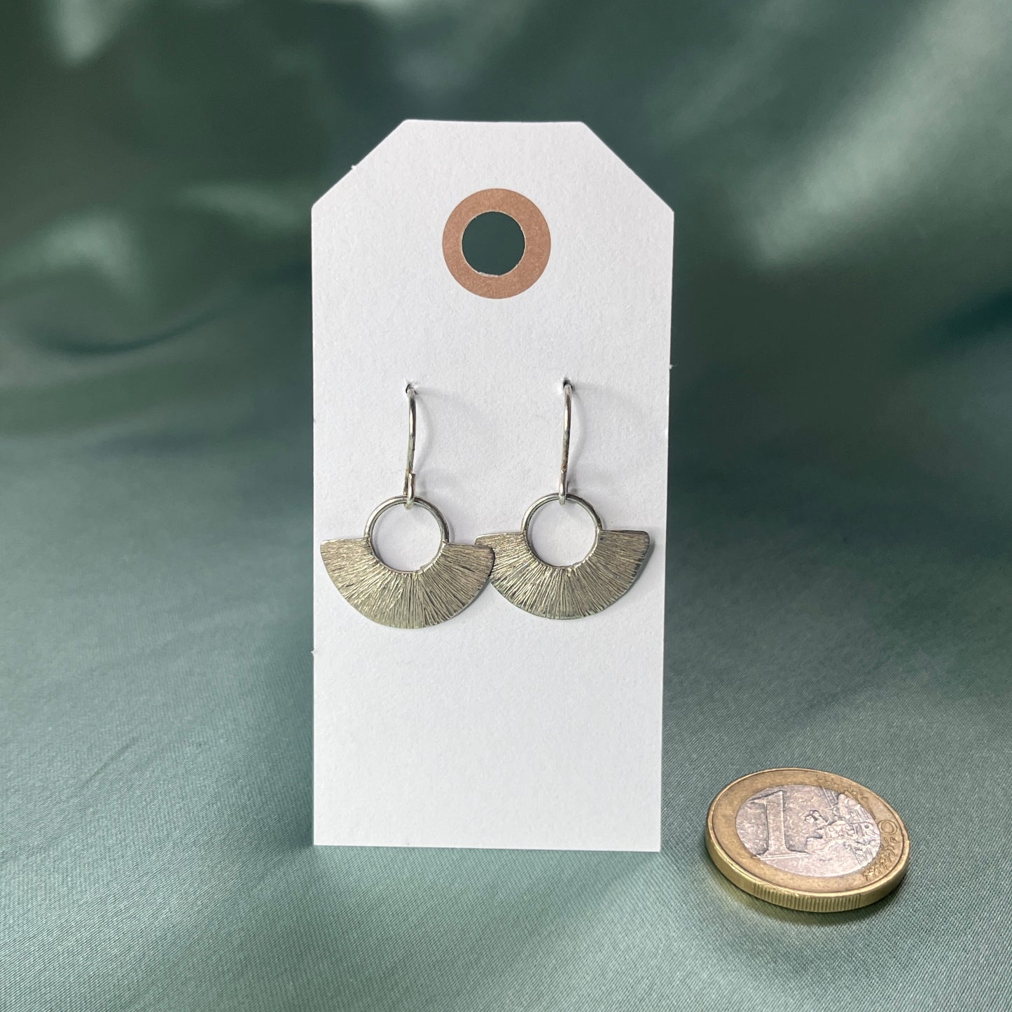 Silver Fan Earrings