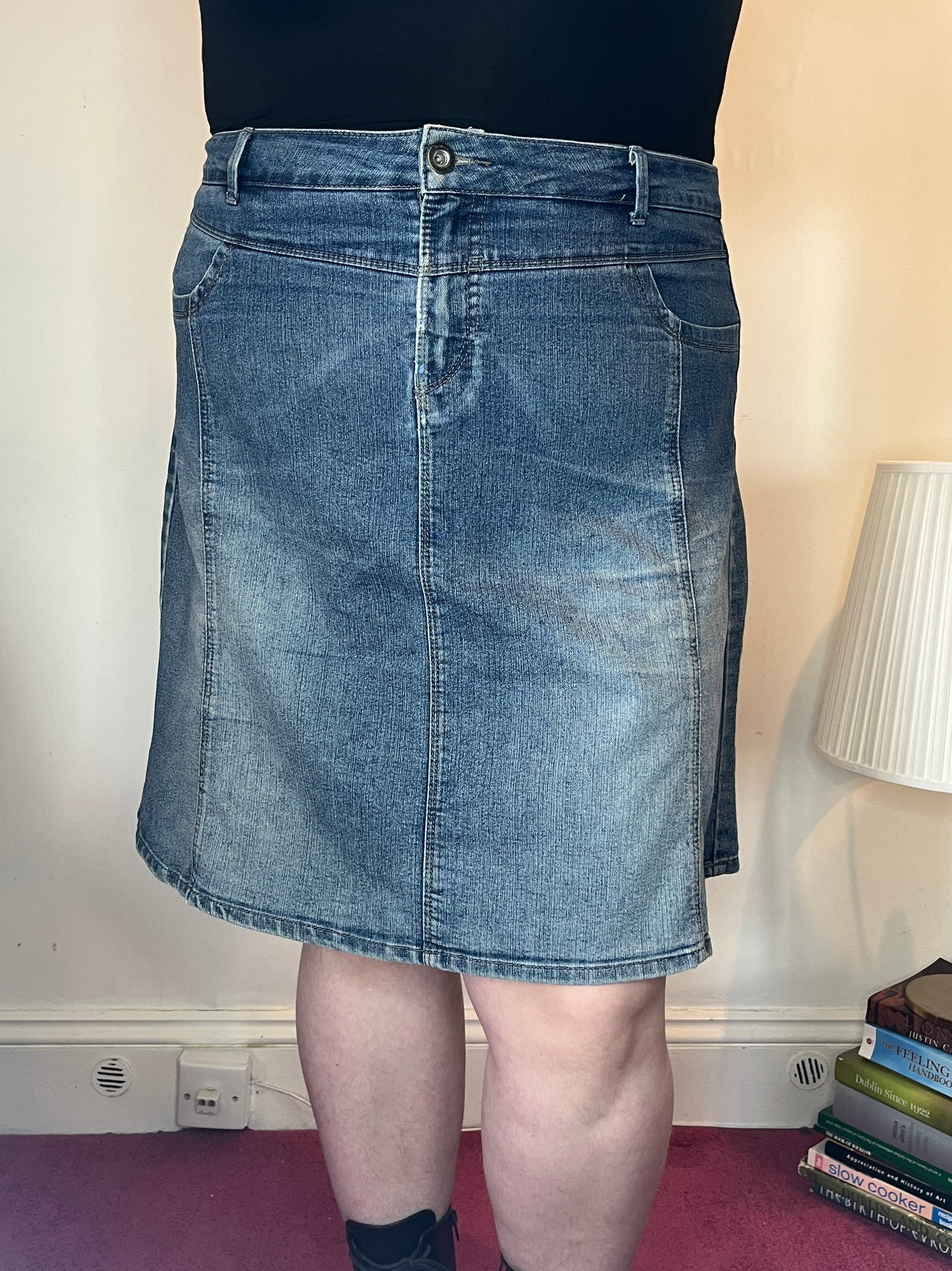 Y2K A-Line Skirt - UK 22