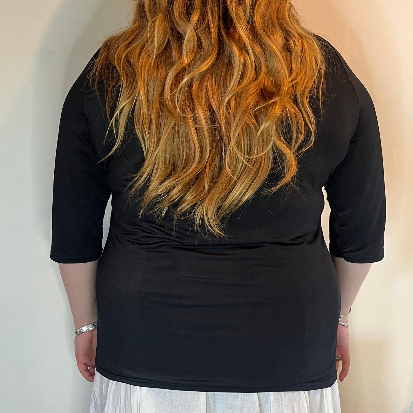 Black Graphic Tee - UK 22