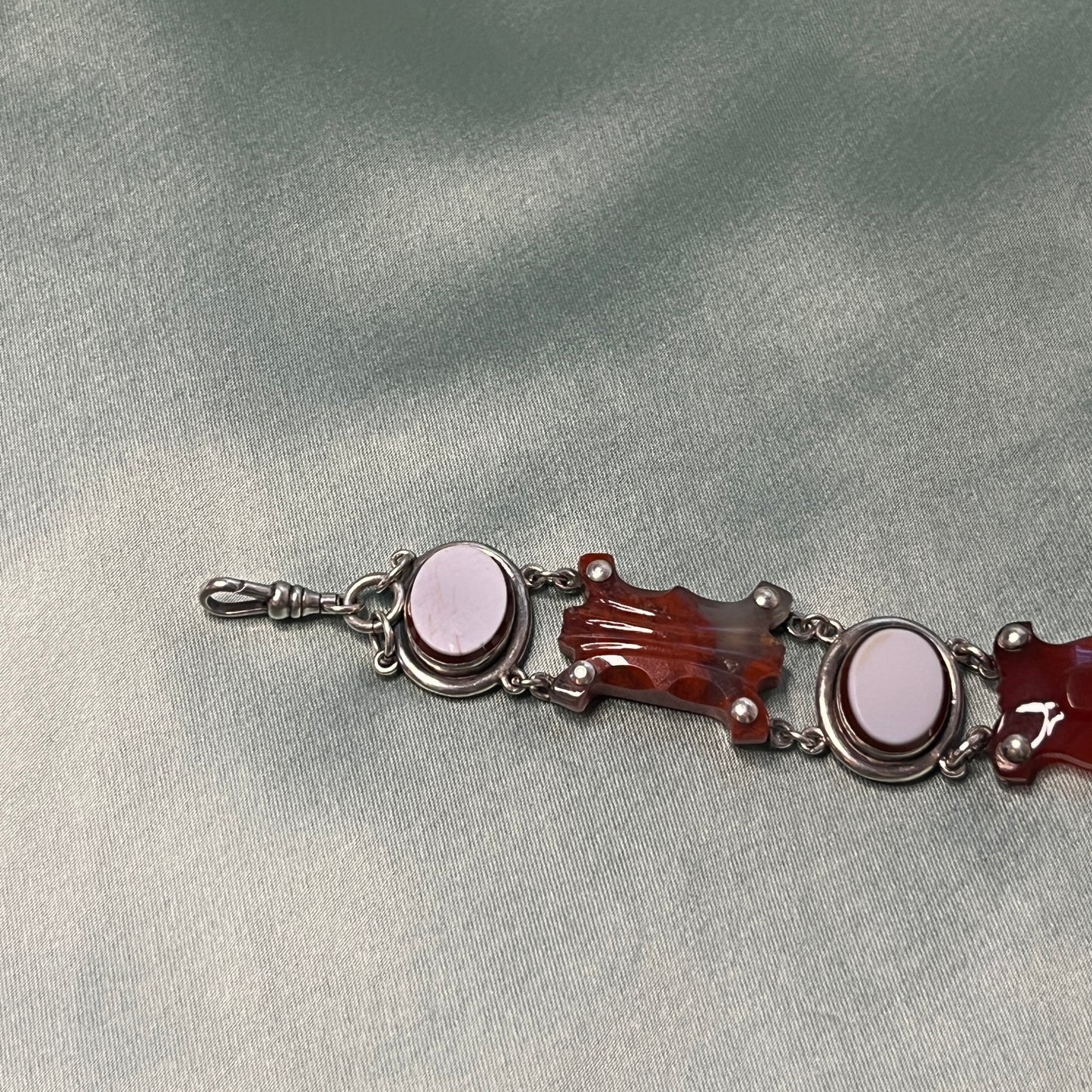 Silver Scottish Pebble Bracelet