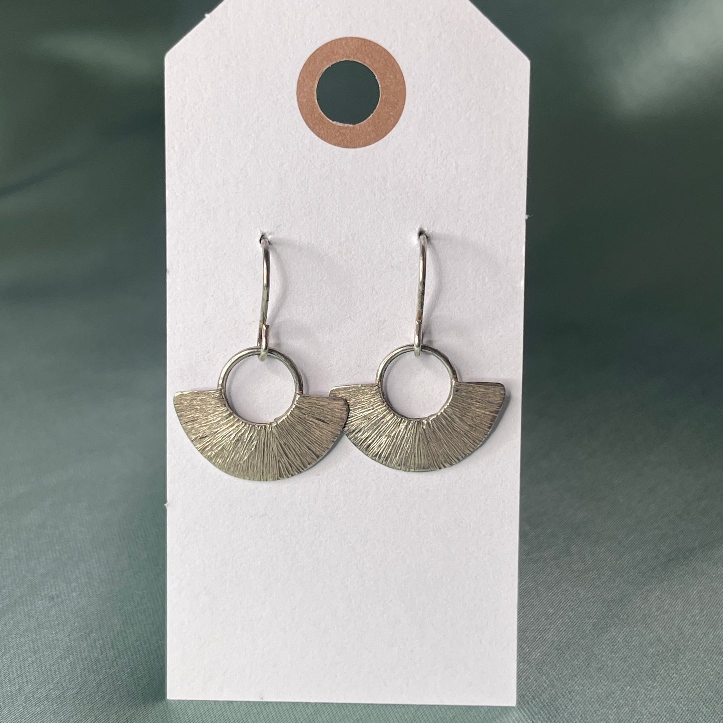 Silver Fan Earrings