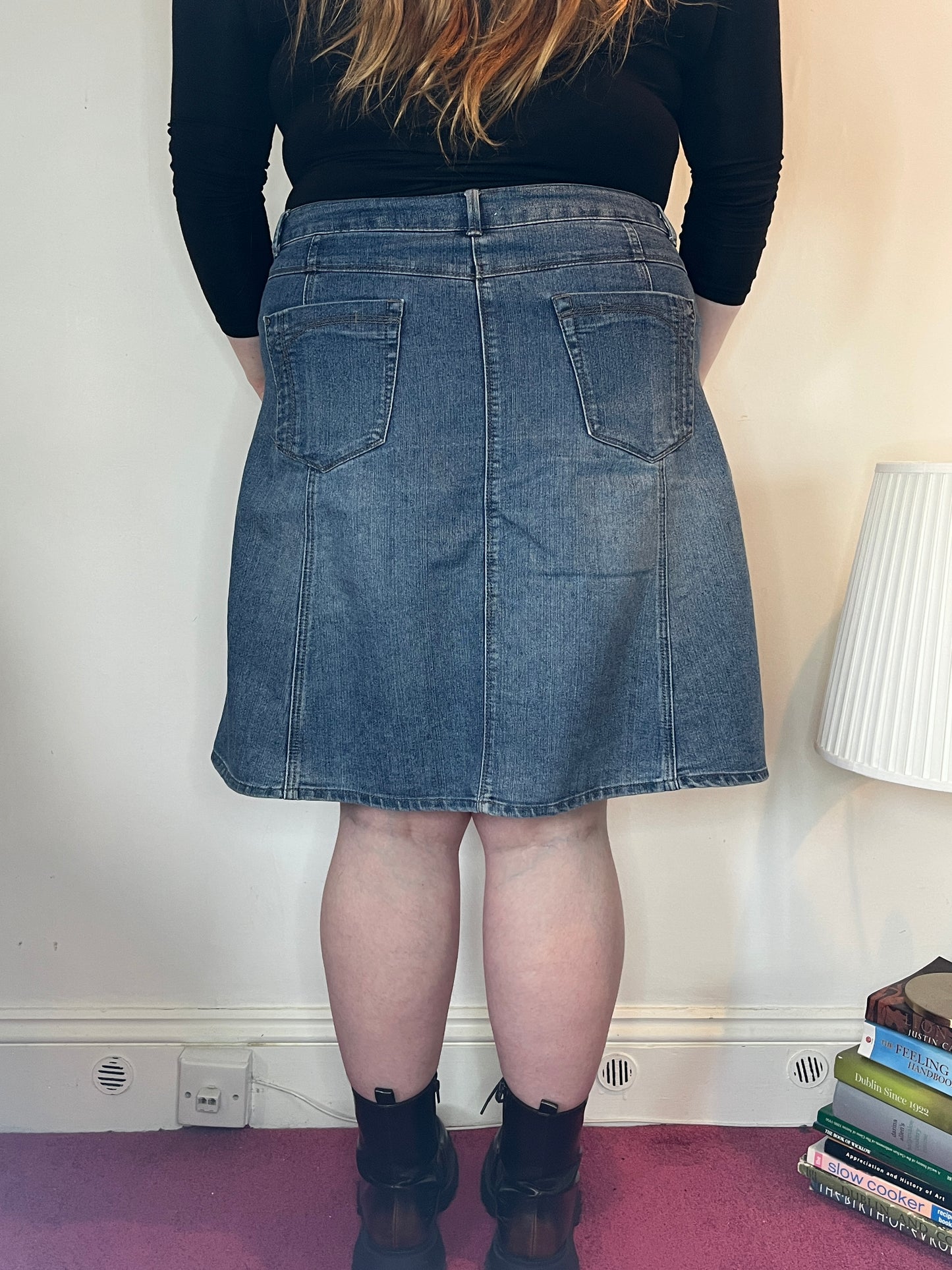 Y2K A-Line Skirt - UK 22