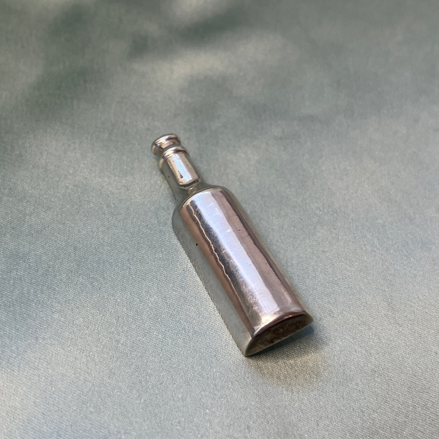 Silver Bottle/Vase Brooch