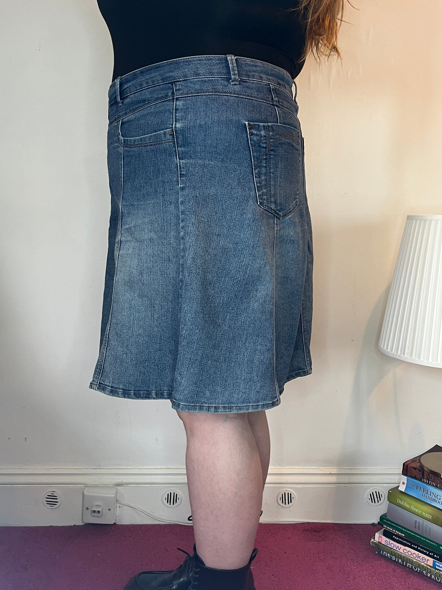 Y2K A-Line Skirt - UK 22