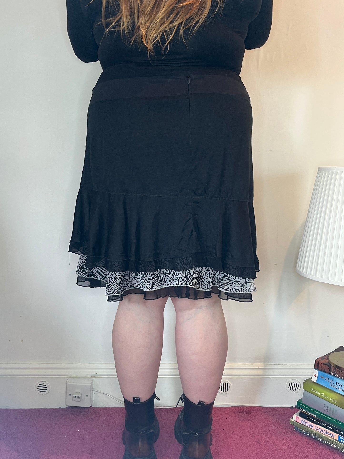 Vintage layered mini skirt - UK 24