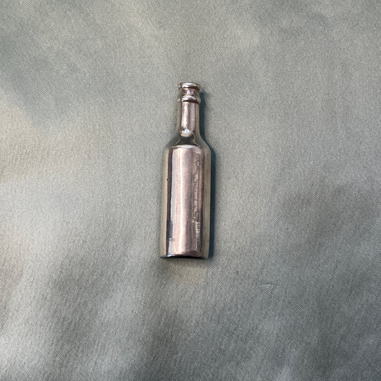 Silver Bottle/Vase Brooch