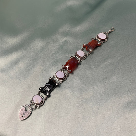 Silver Scottish Pebble Bracelet