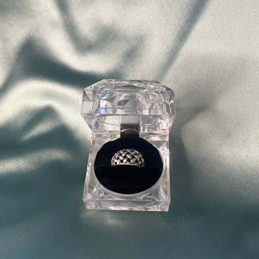 Silver Celtic Woven Ring
