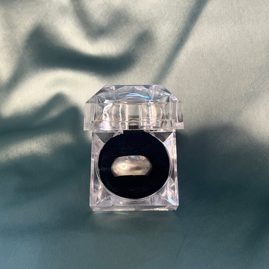 Silver Thick Puffy Ring