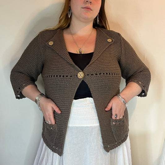 Crochet Cardigan - UK 18